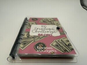 100 Envelope Savings Challenge Binder - Budget Organizer For Women
